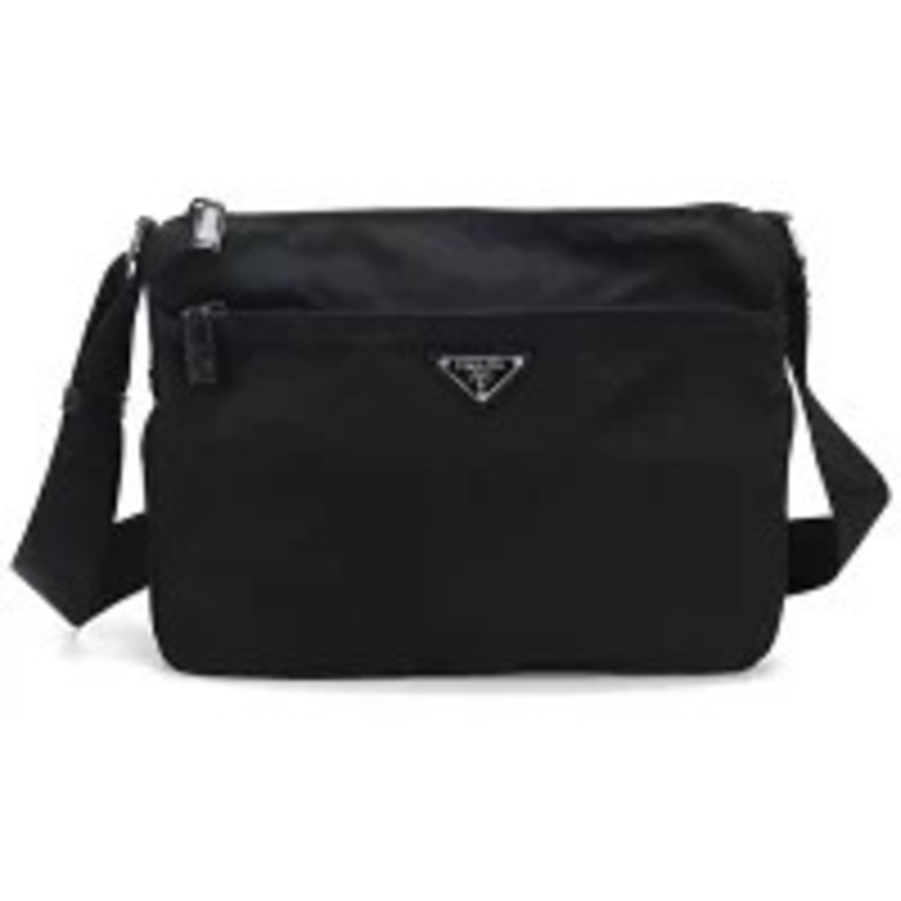 Prada Tessuto Crossbody Bag Black
